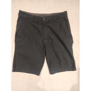 O’Neill Dark Gray Striped Chico Style Shorts Size 28